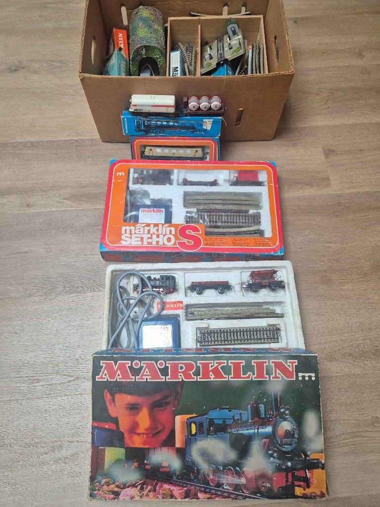 Vintage Märklin H0 treinen & toebehoren, Ophalen, Wisselstroom, Analoog, Märklin