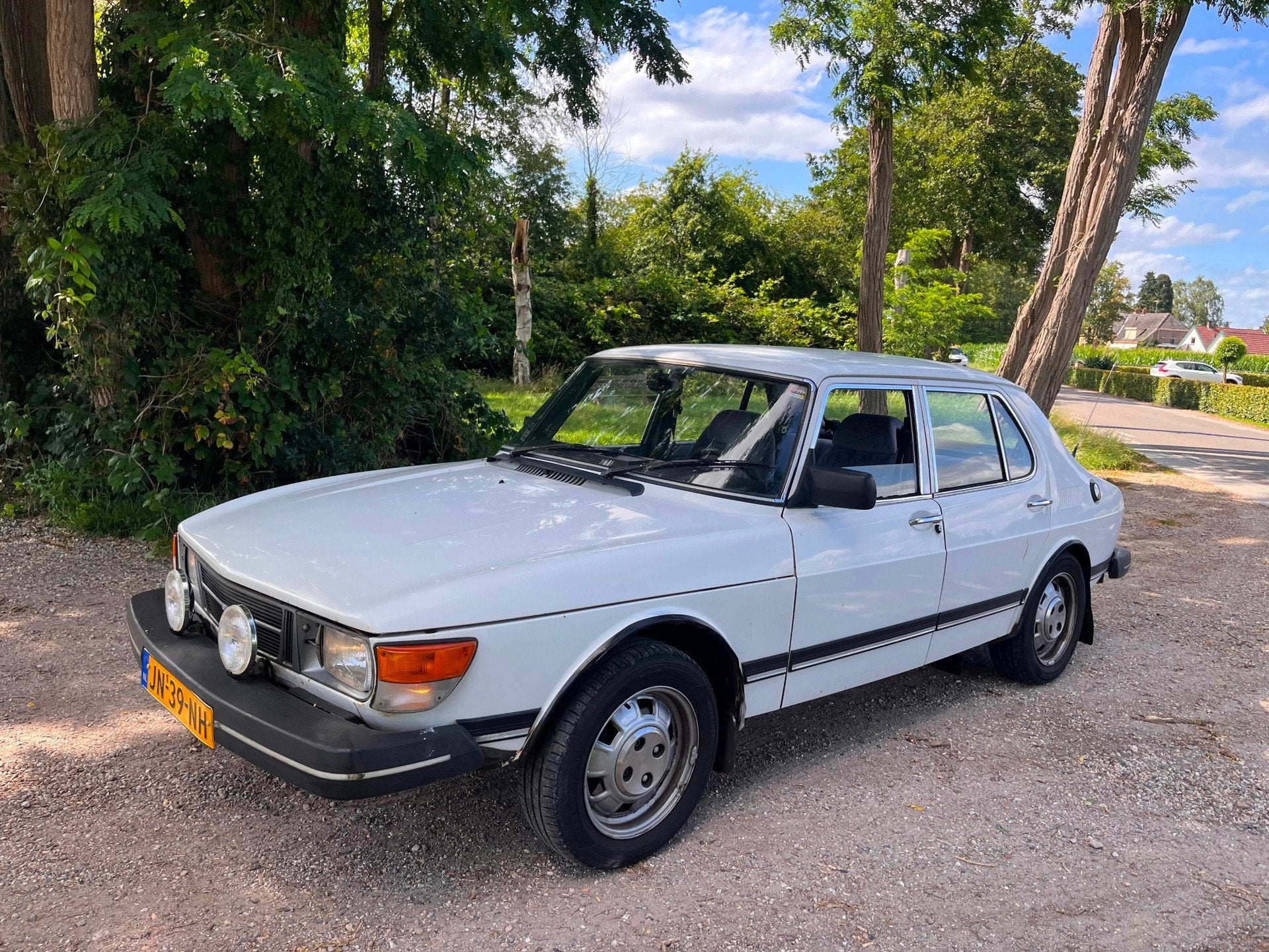 Saab 99 2.0 GL H5, Auto's, Saab, Voorwielaandrijving, Gebruikt, 4 cilinders, Wit