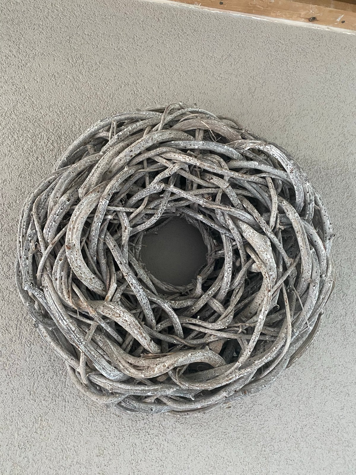 Decoratieve krans v, Huis en Inrichting, Woonaccessoires | Kransen, Ophalen, Gebruikt, Krans, Natuurlijk materiaal