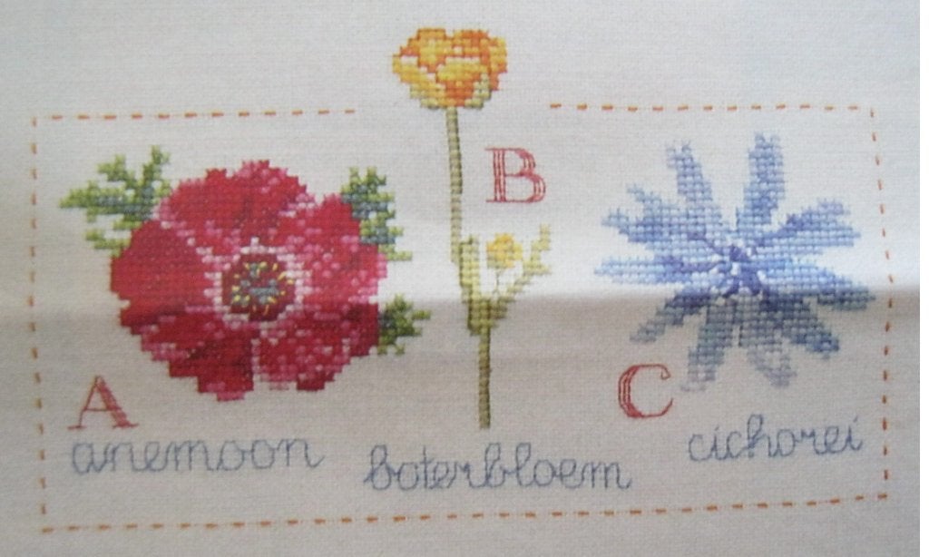 Borduurpatroon  A B C van Marjolein Bastin  nr 888, Verzenden, Nieuw, Handborduren, Patroon