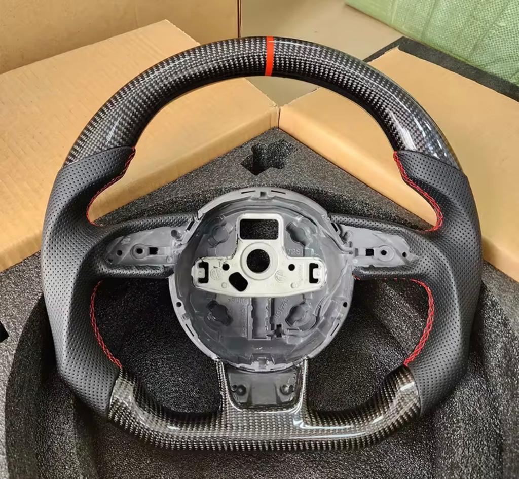 CUSTOM AUTO STUREN LEER/CARBON/ALCANTARA ✅🚘, Auto-onderdelen, Interieur en Bekleding, Ophalen of Verzenden, Nieuw, Overige automerken
