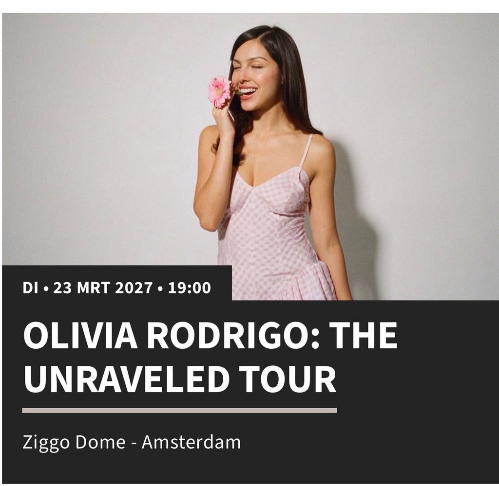 Olivia Rodrigo tour 23 maart, Twee personen, Maart