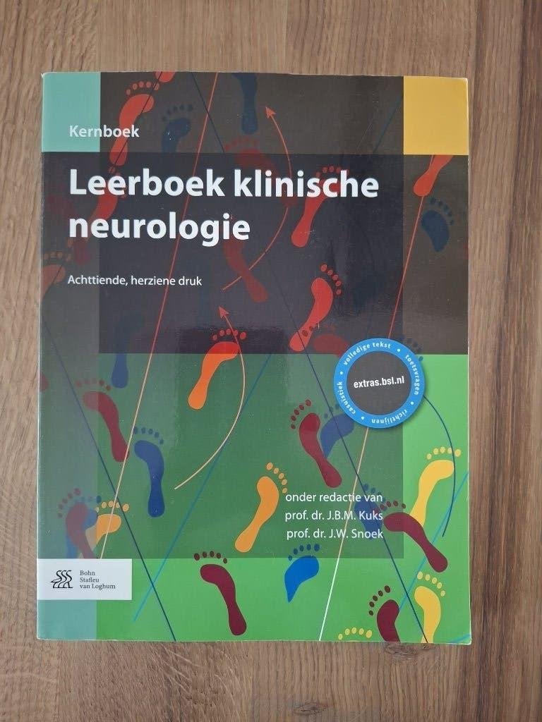 leerboek klinische neurologie, Boeken, Zo goed als nieuw, Bohn Stafleu van Loghum, Beta, HBO