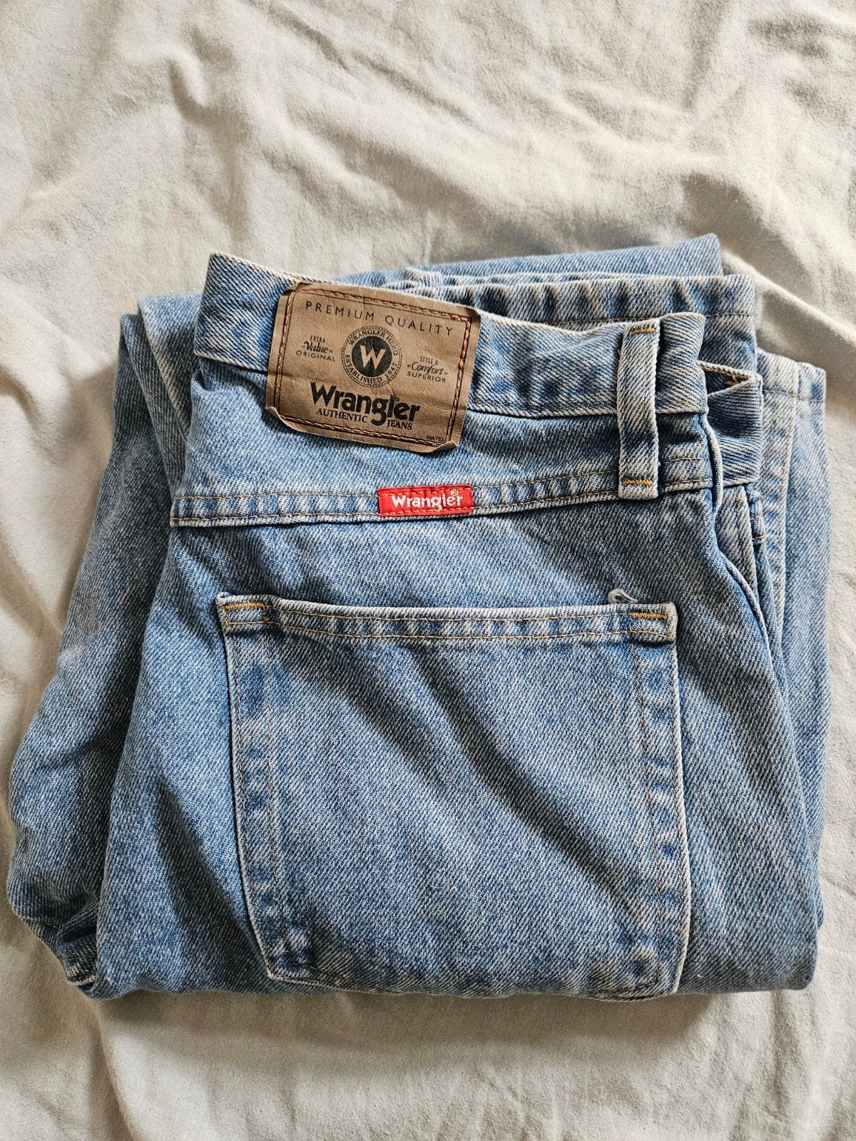 Wrangler spijkerbroek maat 32x32, Blauw, Wrangler, W32 (confectie 46) of kleiner, Ophalen of Verzenden