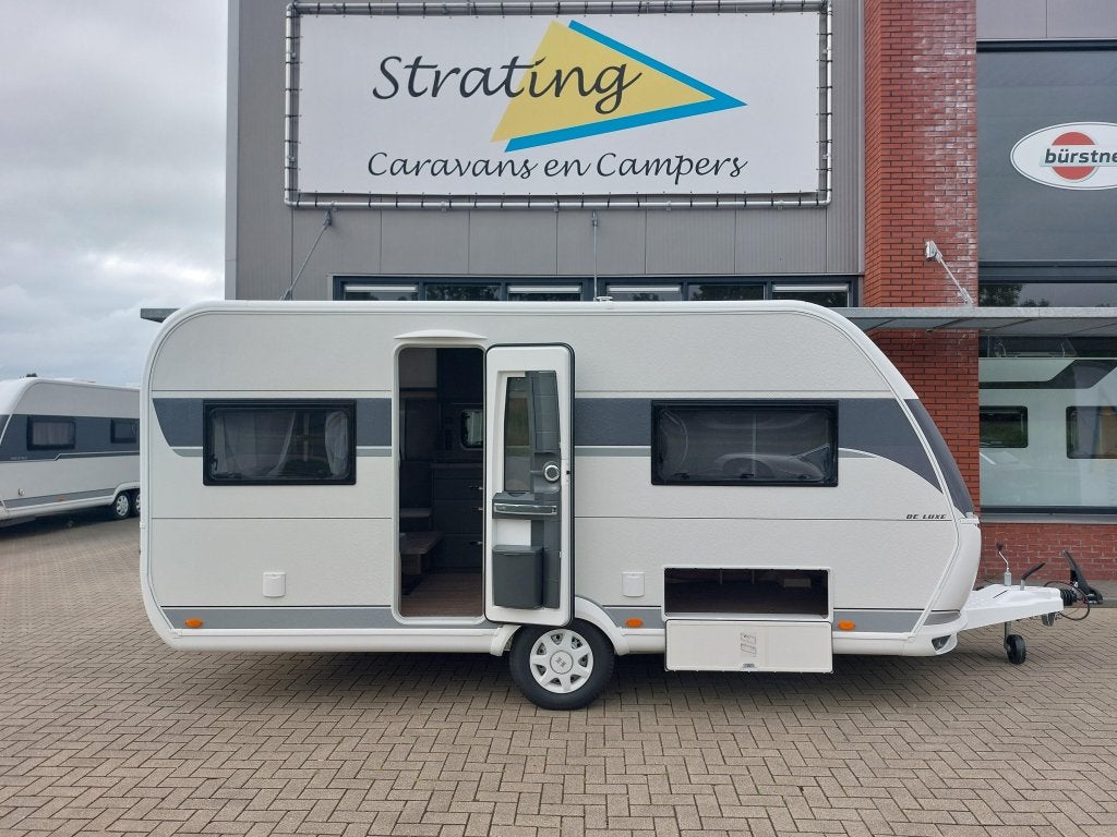 Hobby De Luxe 460 UFE NIEUW BINNEN MODEL 2026!!, Schokbreker, Rondzit, Hobby, Bedrijf