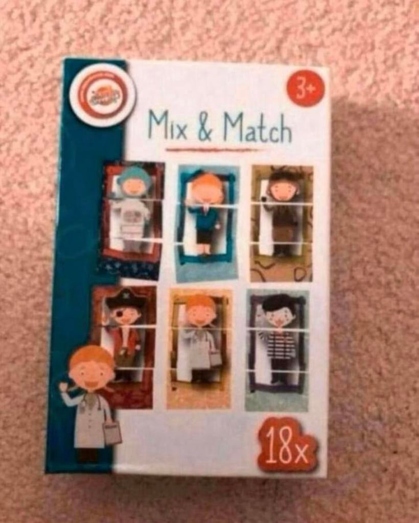 Mix & match puzzel / spel, Ophalen of Verzenden, 10 tot 50 stukjes, Zo goed als nieuw