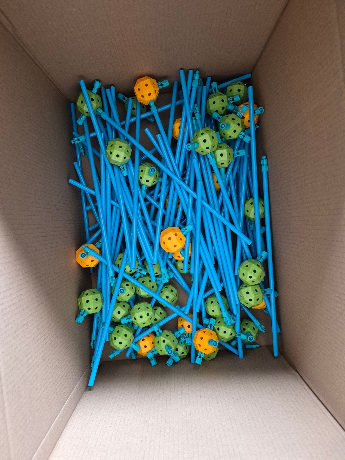 Grote set constructie speelgoed: stokken en ballen, Ophalen of Verzenden, Gebruikt, Overige merken