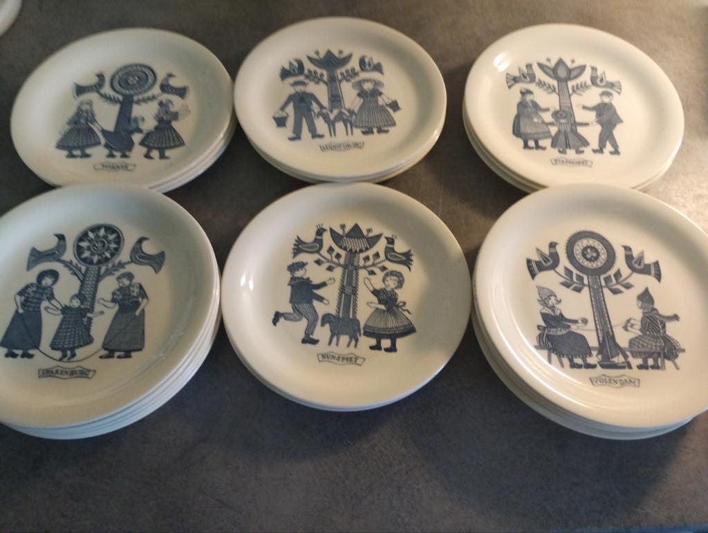Bavaria weiden servies vintage, Antiek en Kunst, Ophalen of Verzenden