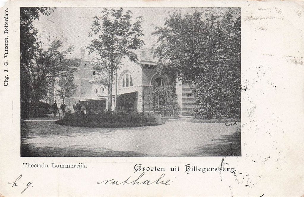 702-424-035 Hillegersberg Rotterdam Theetuin Lommerrijk, Verzenden, Voor 1920, Zuid-Holland