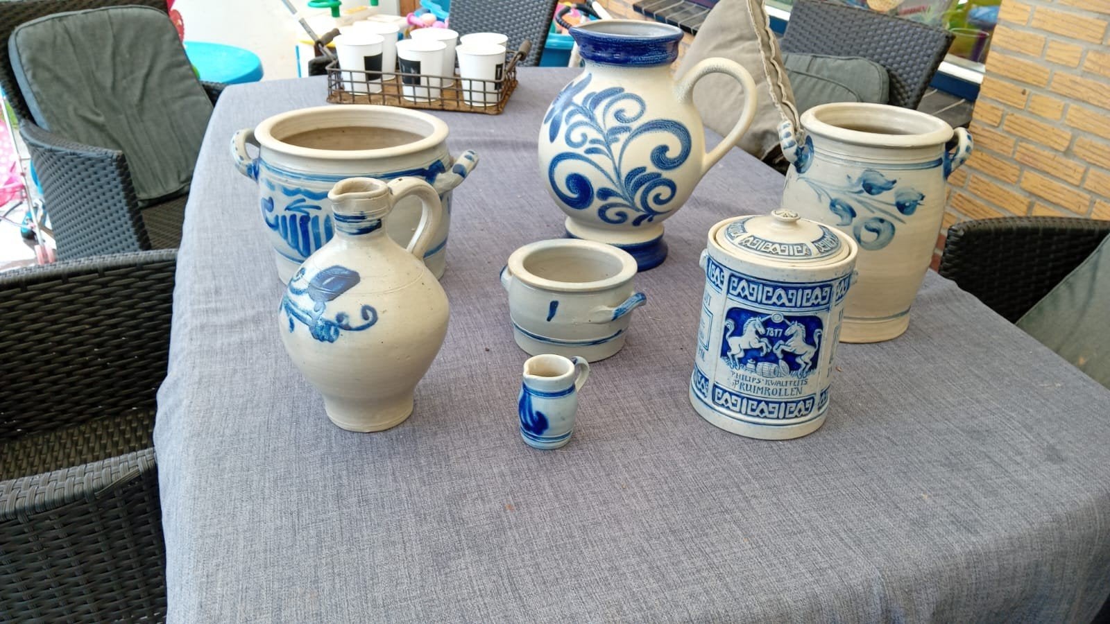 Delfts blauw, Antiek en Kunst, Antiek | Servies compleet, Ophalen