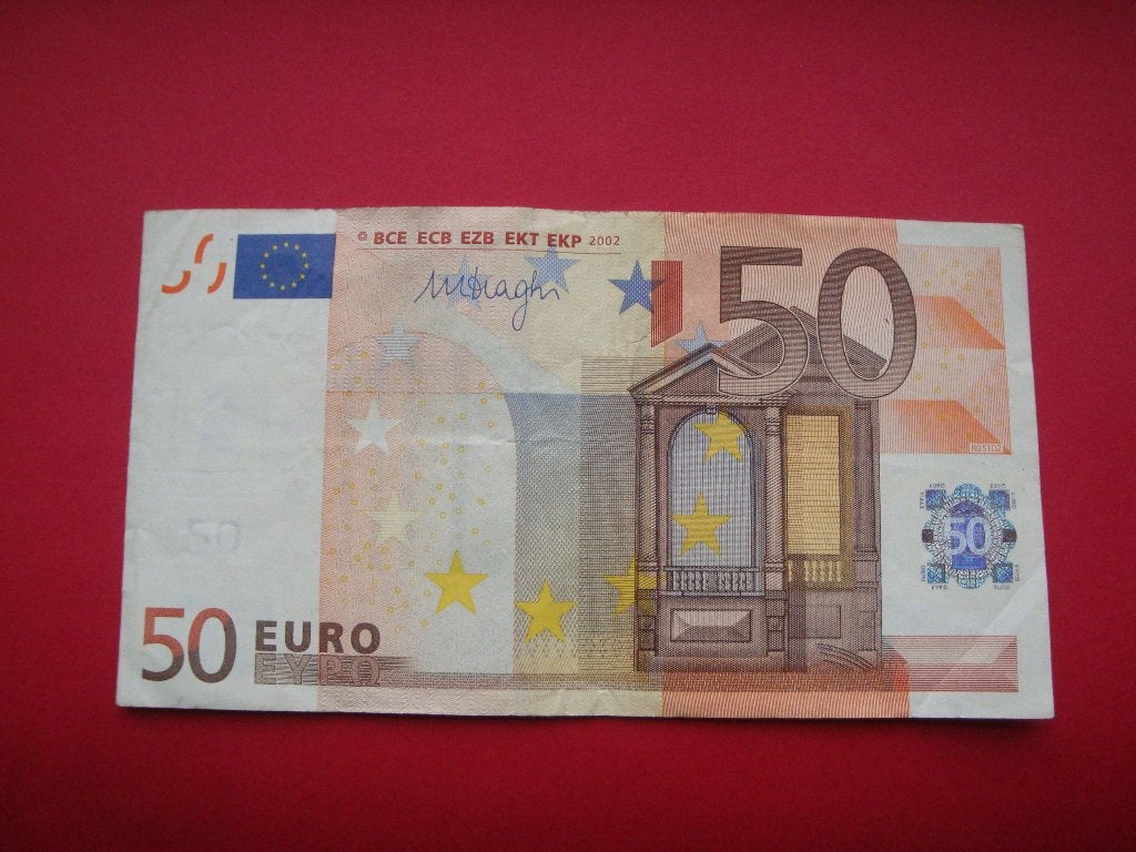 Bankbiljet Finland 50 Euro 2002., Verzenden, Finland, 50 euro, Los biljet