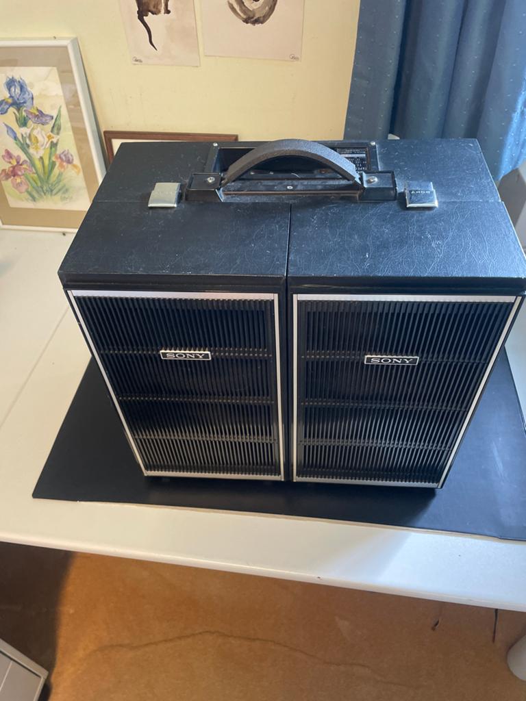 Vintage Sony TC-252 Stereo Bandrecorder met Speakers, Audio, Tv en Foto, Bandrecorders, Ophalen of Verzenden, Bandrecorder, Met banden