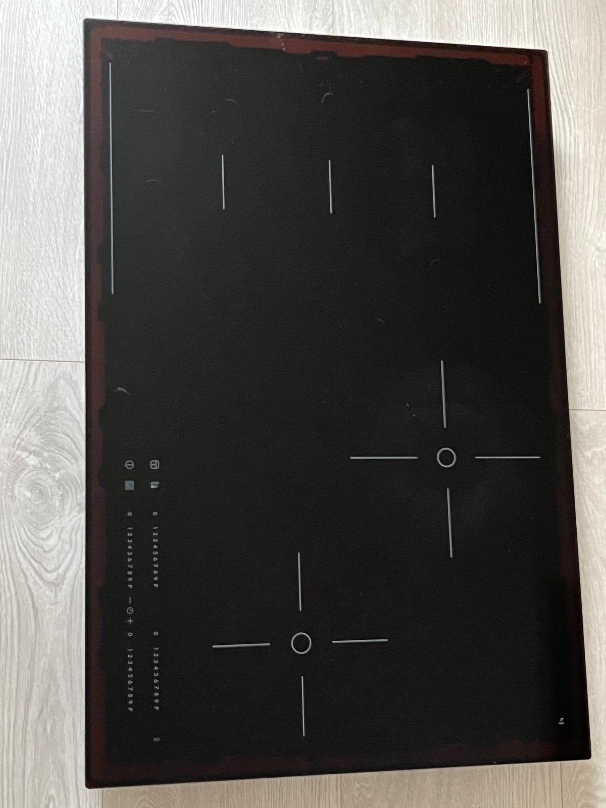 IKEA HÖGKLASSIG Inductie Kookplaat 78x52 cm, Witgoed en Apparatuur, Kookplaten, Ophalen, Gebruikt, 4 kookzones, Inbouw