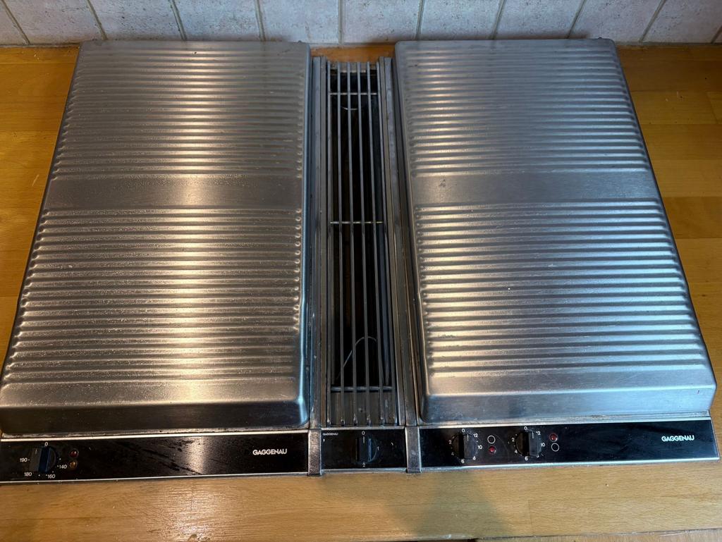 Frituur, grill en afzuiging - 3 apparaten samen, Ophalen of Verzenden, Zo goed als nieuw