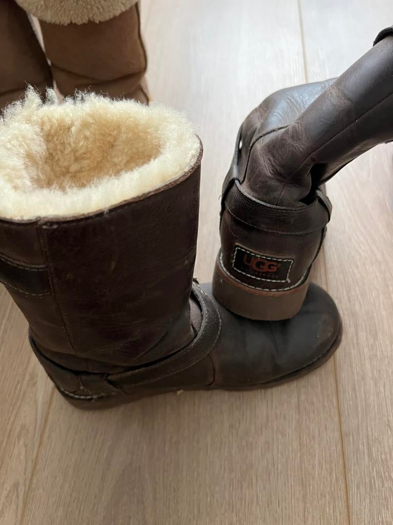 Leren uggs maat 36, Ophalen of Verzenden, Zo goed als nieuw, Bruin