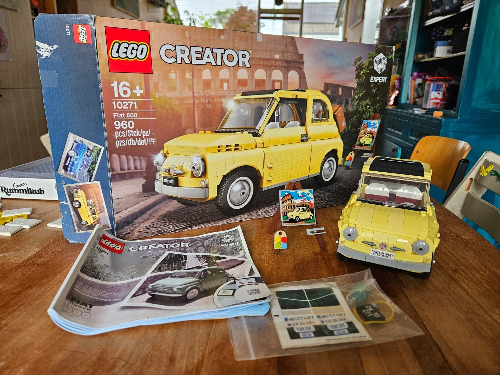 Lego Fiat 500 (10271), Lego, Ophalen of Verzenden, Zo goed als nieuw, Inclusief doos