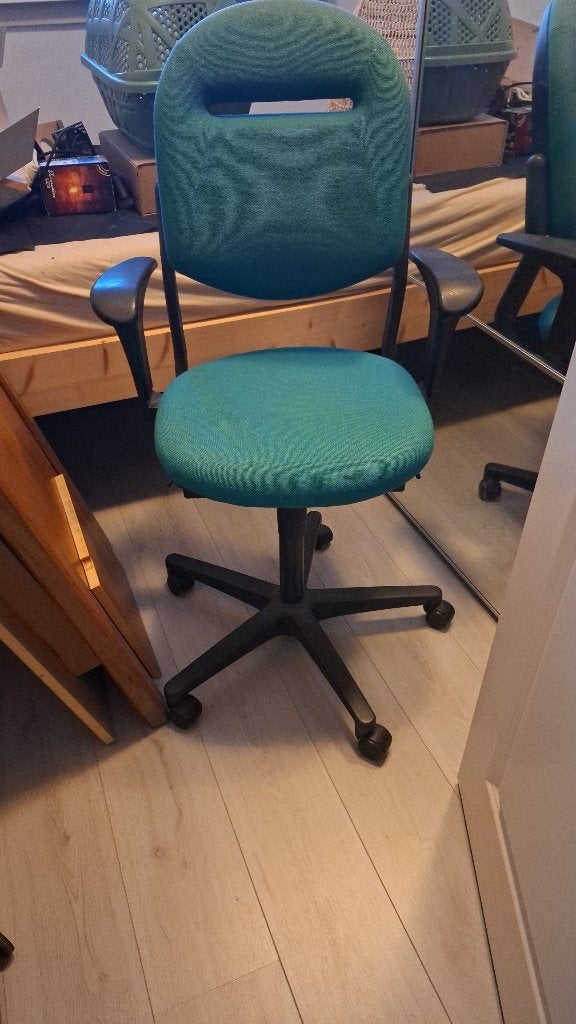 Comfortabele Bureaustoel - Groen, Ophalen, Gebruikt, Groen, Bureaustoel