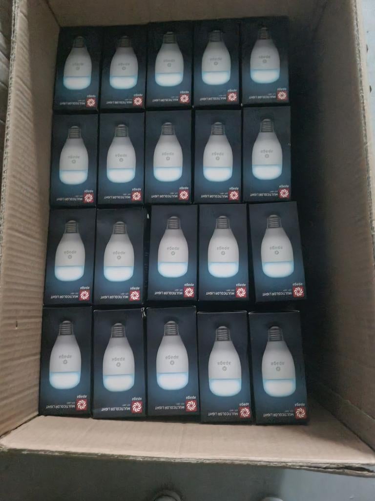 Apaga Multicolour Smart LED Lamp E27 - Nieuw in doos, 30 tot 60 watt, Led-lamp, Nieuw, Modern, Smart Home