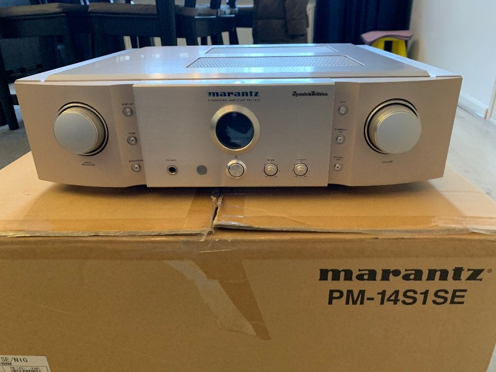 Marantz pm-14s1 SE, Zo goed als nieuw, 60 tot 120 watt, Stereo, Ophalen