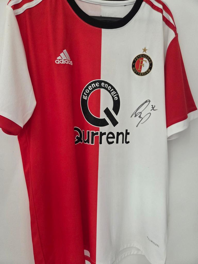 Feyenoord shirts,gesingeerd, Verzamelen, Sportartikelen en Voetbal, Ophalen of Verzenden, Zo goed als nieuw, Feyenoord, Shirt