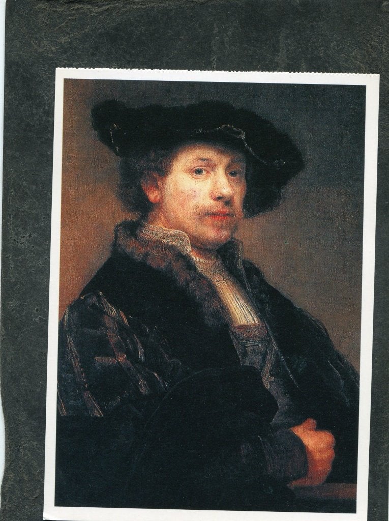 Ansicht Rembrandt - Selfportrait, Verzamelen, Verzenden, 1980 tot heden, Ongelopen