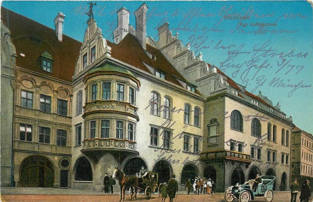 381-261-037 Munchen Hofbrauhaus, Verzenden, Voor 1920, Duitsland