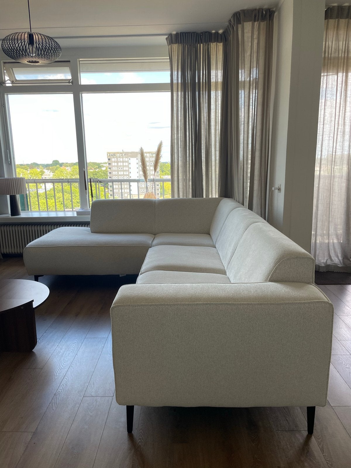 Hoekbank Lecce kleur beige, 250 tot 300 cm, Hoekbank, Nieuw, Ophalen of Verzenden