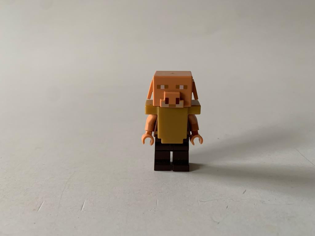 Lego Minecraft minifigure, Piglin, min097, Gebruikt, Minecraft, Lego, Ophalen of Verzenden
