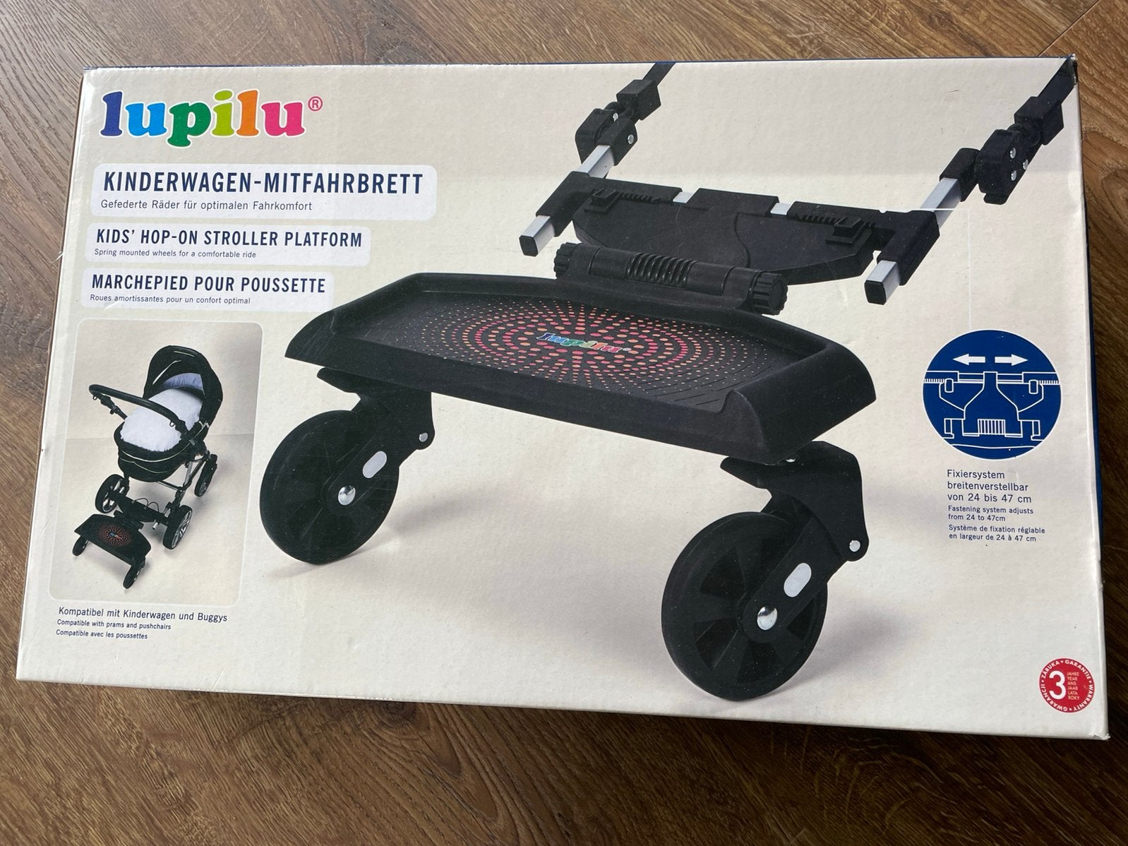 Meerijdplankje voor wandelwagen/buggy, Kinderen en Baby's, Ophalen, Zo goed als nieuw, Overige merken