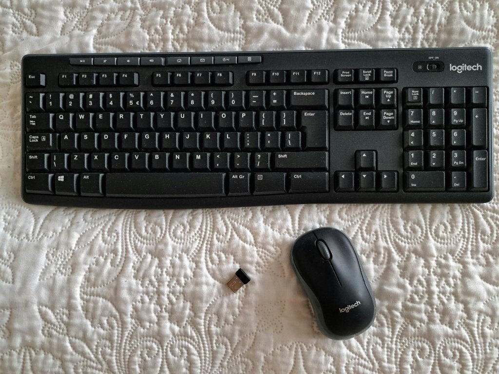 Logitech K270 Draadloos Toetsenbord en Muis Set, Computers en Software, Toetsenborden, Multimediatoetsen, Logitech, Ophalen of Verzenden