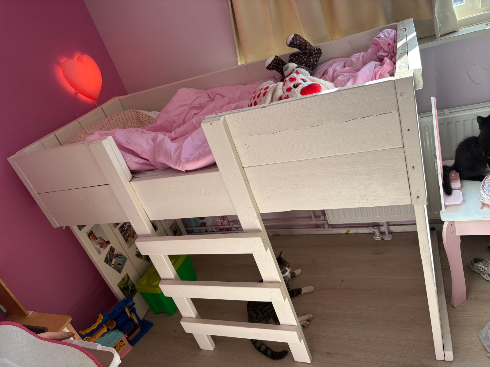 Kinder hoog bed, Ophalen, Zo goed als nieuw, Hoogslaper