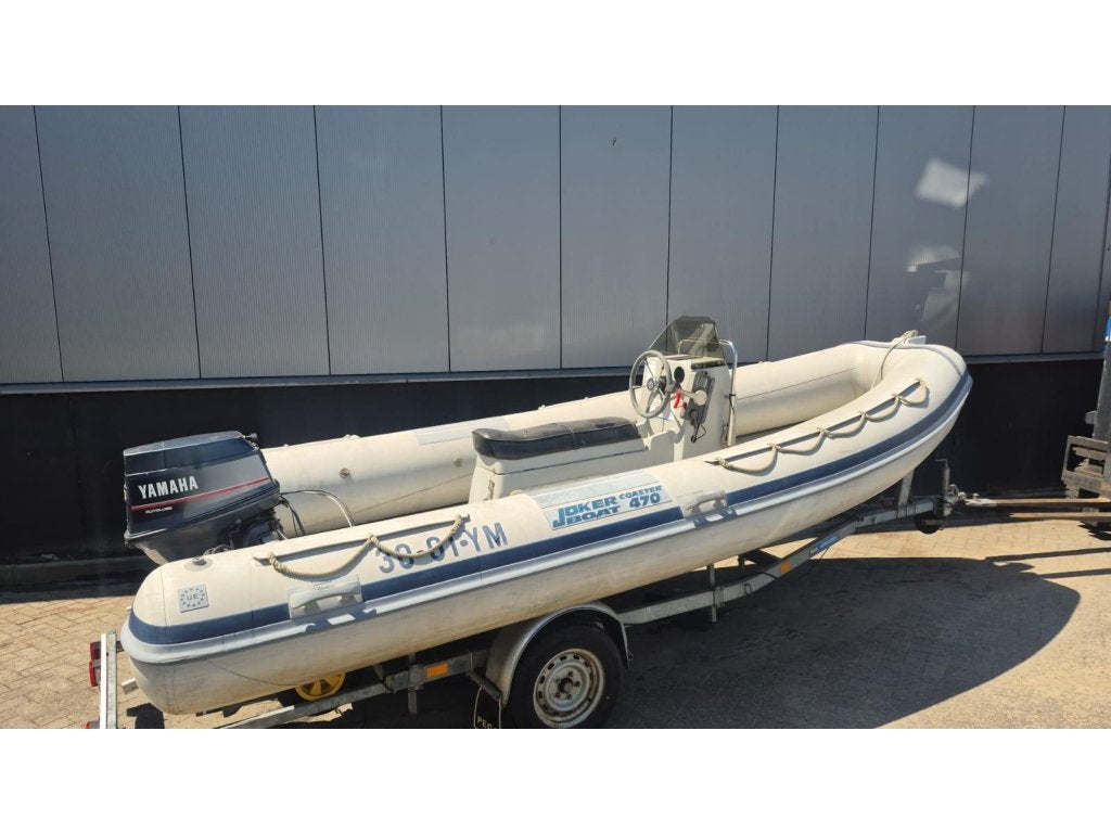 Jokerboat 470 Incl gratis Yamaha 50 Pega trailer, 5 m, Gebruikt, Benzine, Jokerboat