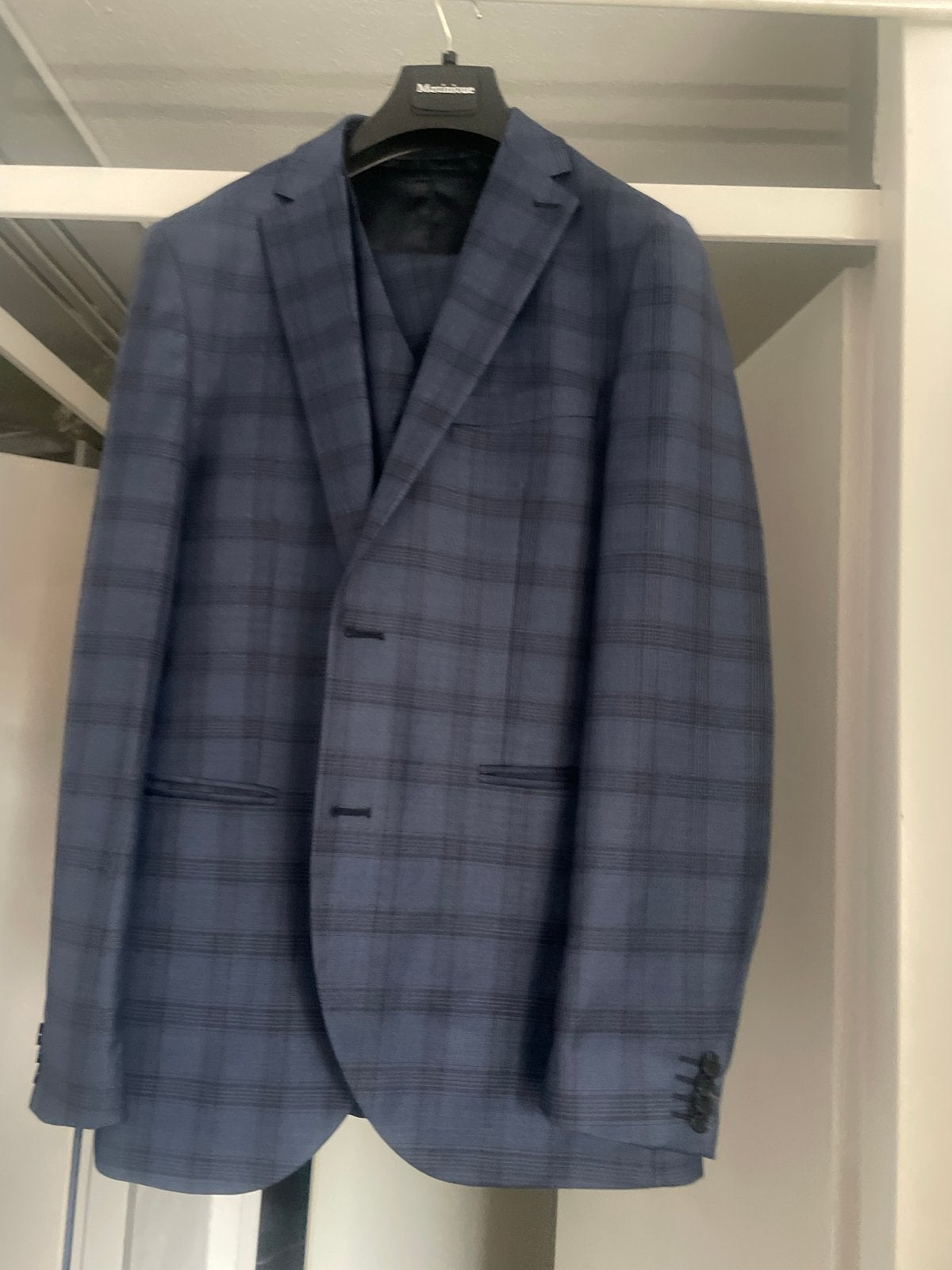 Matínique Herenpak - Blauw Geruit - Maat 50 (M), Ophalen of Verzenden, Nieuw, Maat 48/50 (M), Blauw
