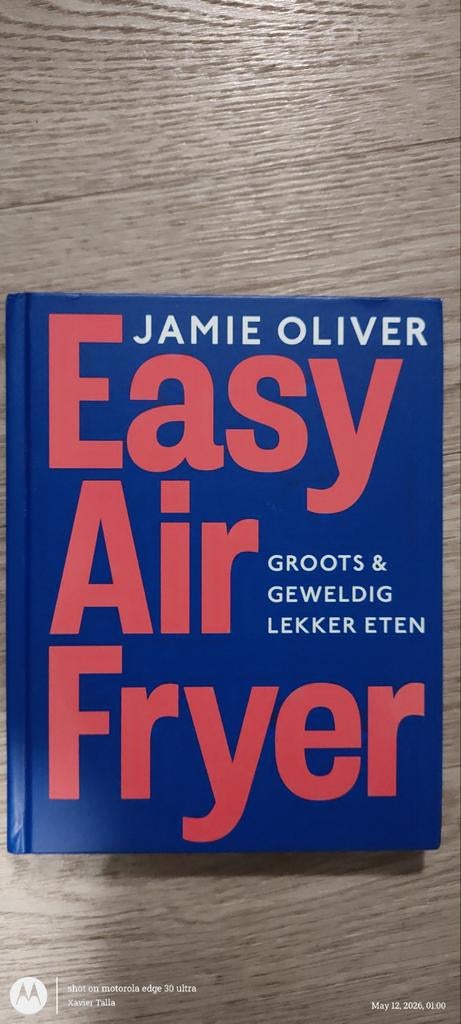 Jamie Oliver Easy Airfryer Kookboek - Zo goed als nieuw, Boeken, Kookboeken, Nieuw, Ophalen of Verzenden, Hoofdgerechten, Jamie Oliver