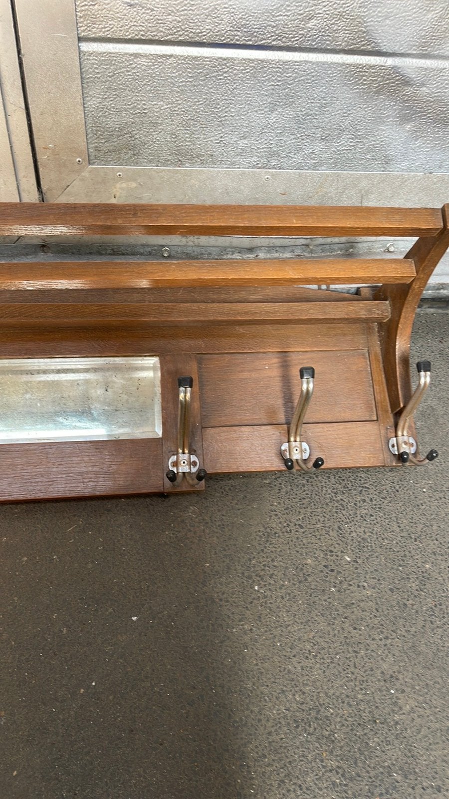 Art Deco kapstok Amsterdamse Sc jaren 70, Huis en Inrichting, Woonaccessoires | Kapstokken, Wandkapstok, Gebruikt, 100 tot 150 cm