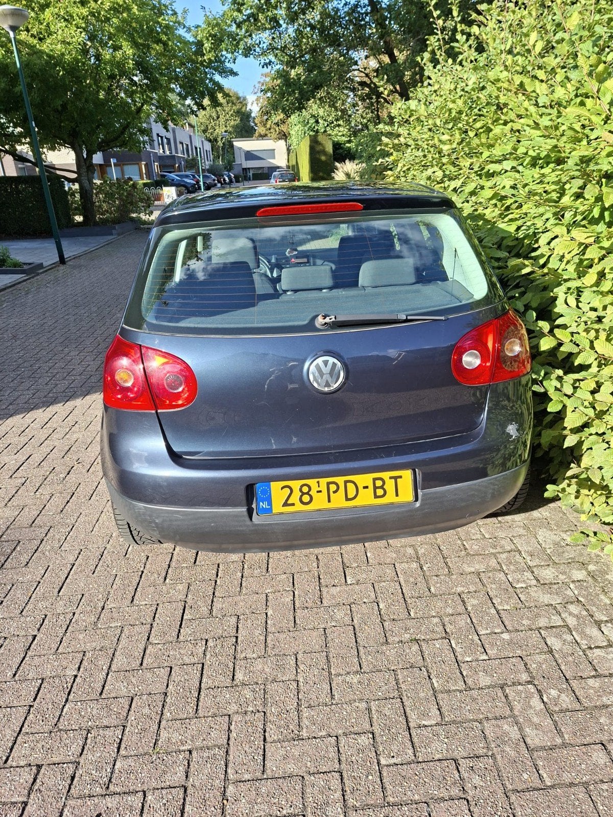 Volkswagen Golf 1.4 FSI 2004 Blauw, Auto's, Voorwielaandrijving, 4 cilinders, Blauw, 620 kg