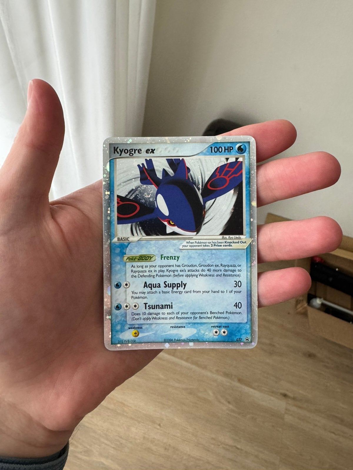 Kyogre EX, Ophalen, Gebruikt, Losse kaart