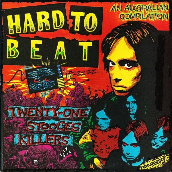 hard to beat-twenty one stooges killers/v/a-alt/garage/punk, Inclusief boekje, Gebruikt, Verzenden, Dubbel-LP