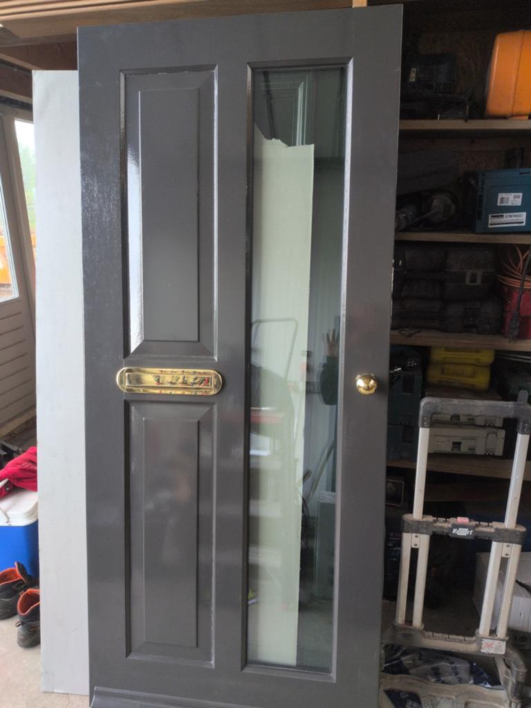 Nieuwe buitendeur weekamp wk 1542 incl glas 930 x 2115, Ophalen, 80 tot 100 cm, Nieuw, Buitendeur