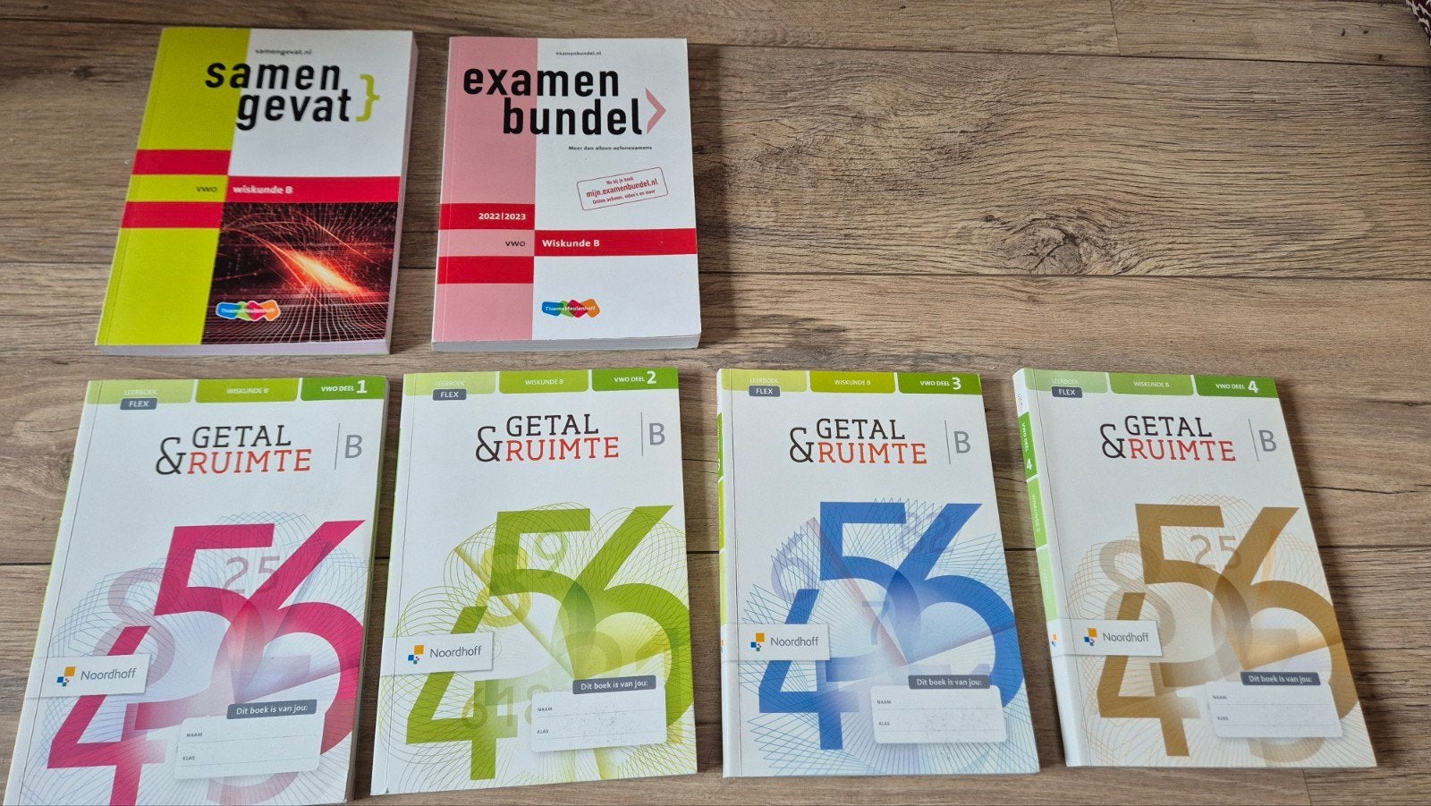 VWO wiskunde B - boekenpakket, VWO, Noordhoff, ThiemeMeulenhoff, Ophalen of Verzenden, Zo goed als nieuw