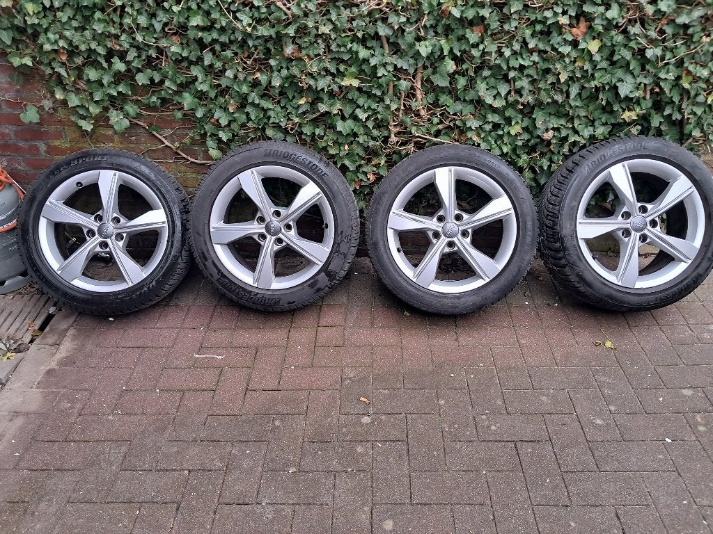 velgen met banden, Ophalen, Gebruikt, Banden en Velgen, 17 inch