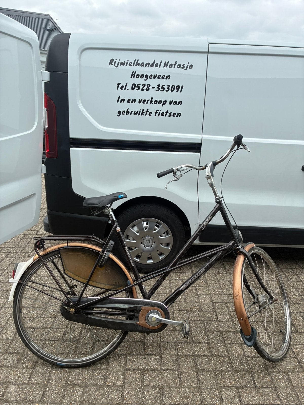 Hoge batavus stabilo damesfiets, Fietsen en Brommers, Fietsen | Dames | Damesfietsen, Ophalen, Gebruikt, ., Versnellingen