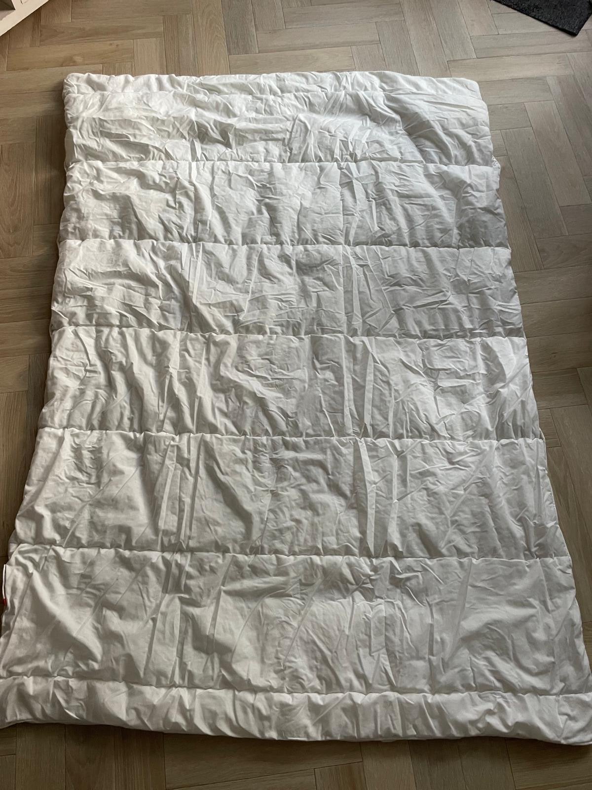 IKEA GRUSBLAD dekbed - Eenpersoons, Huis en Inrichting, Slaapkamer | Beddengoed, Gebruikt, Eenpersoons, Wit, Ophalen of Verzenden