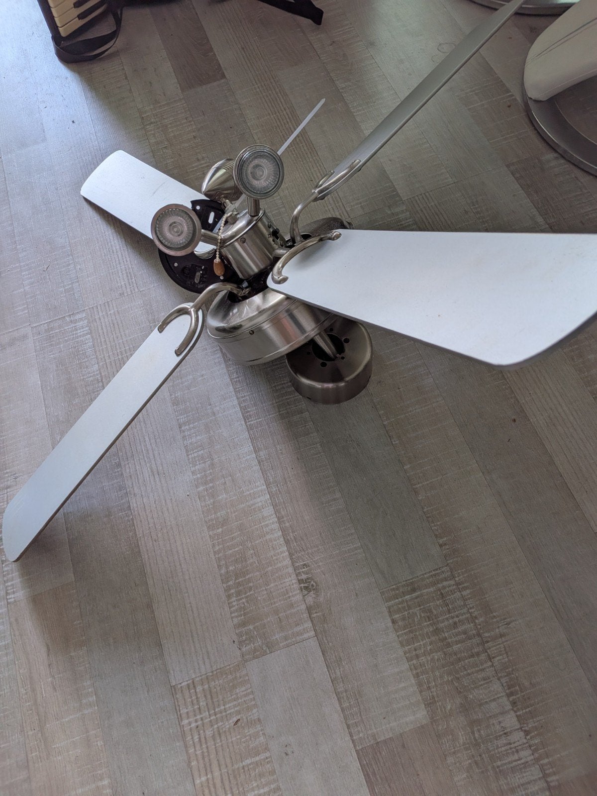 Plafondventilator met licht, Witgoed en Apparatuur, Ophalen of Verzenden, Zo goed als nieuw, Plafondventilator