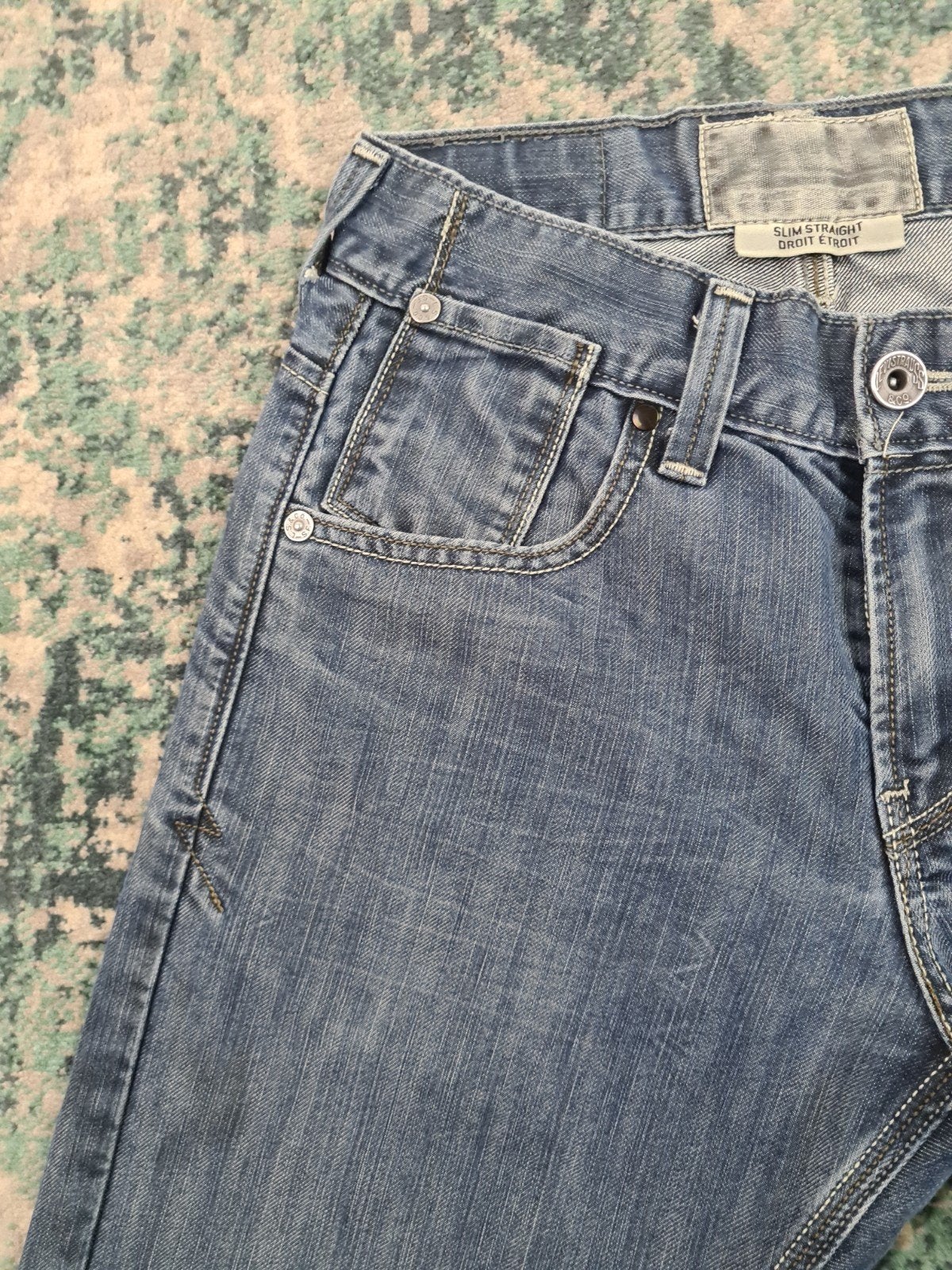 Levi's slim straight fit W29 L32 Dames Tulsi2932 High-rise, Blauw, W32 (confectie 46) of kleiner, Ophalen of Verzenden, Zo goed als nieuw
