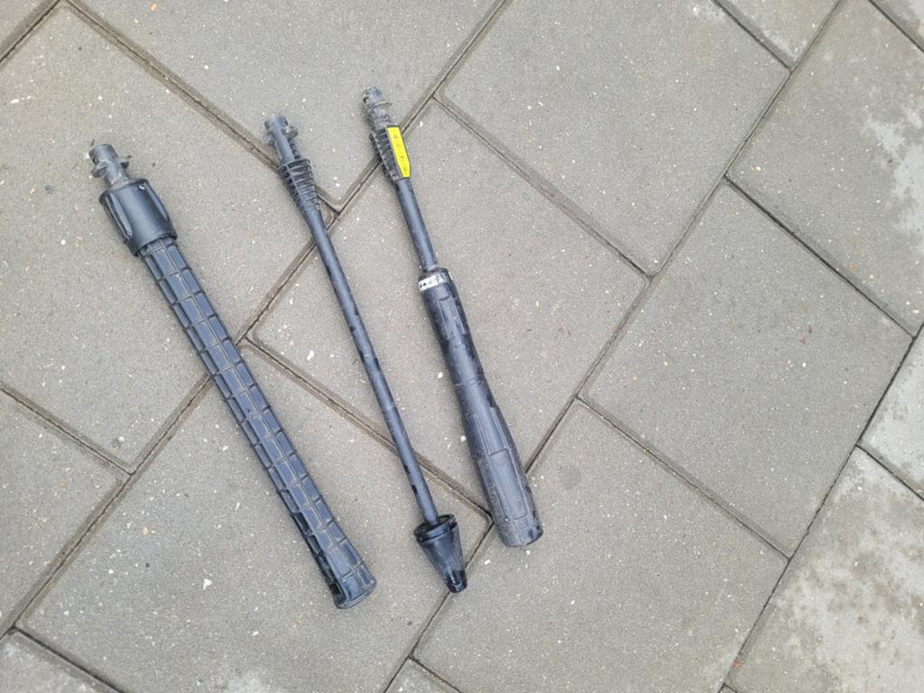 Te koop spuit lans borstels, Ophalen, Gebruikt, Elektrisch, Karcher terras reiniger