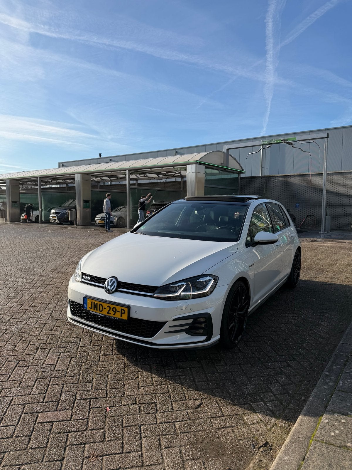 Volkswagen Golf 2.0 TDI 184pk 7-DSG 5D 2018 Wit, Euro 5, Zwart, Wit, Leder