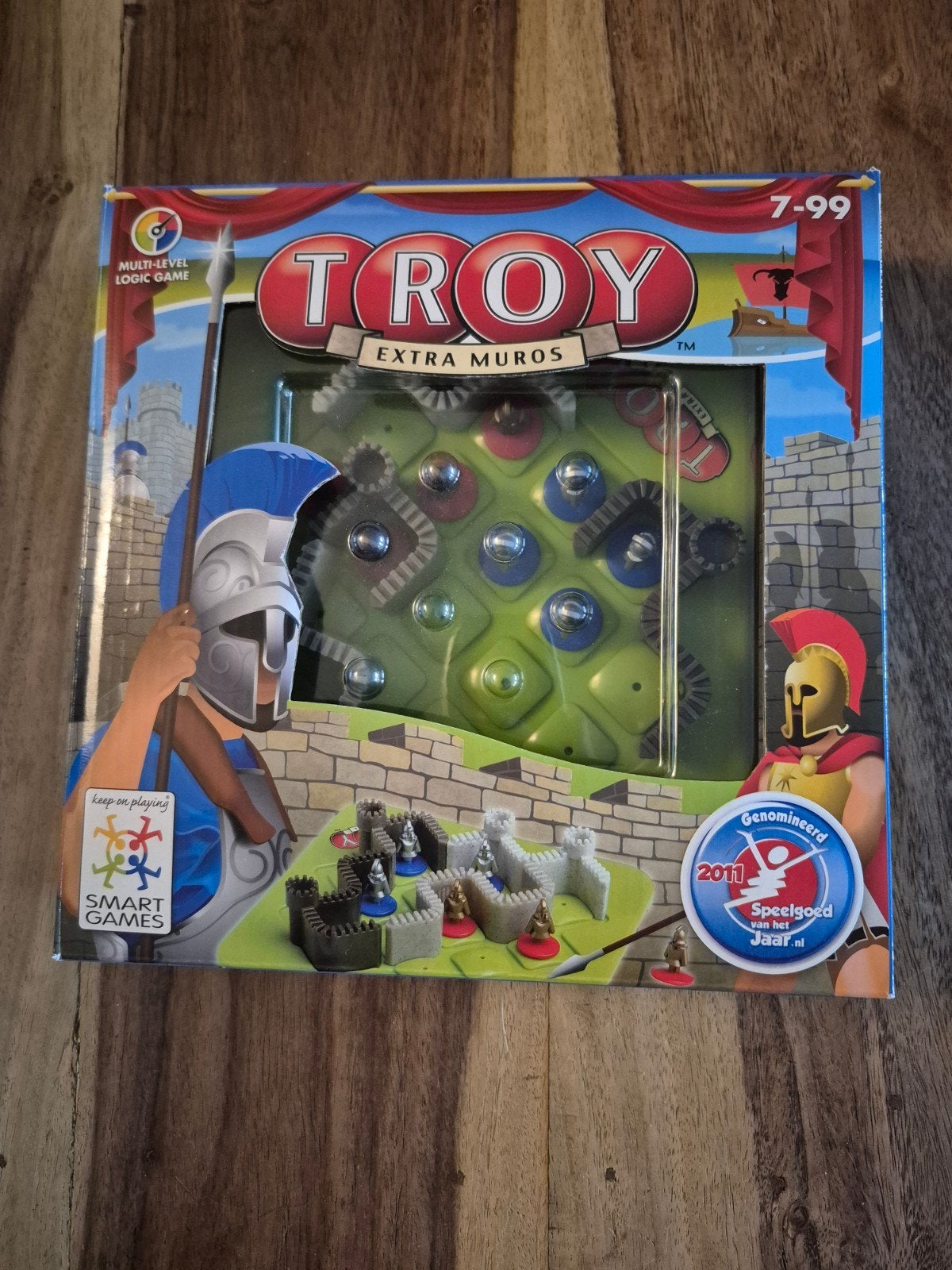 SmartGames Troy Extra Muros 100% Compleet!, Een of twee spelers, Ophalen of Verzenden, Zo goed als nieuw