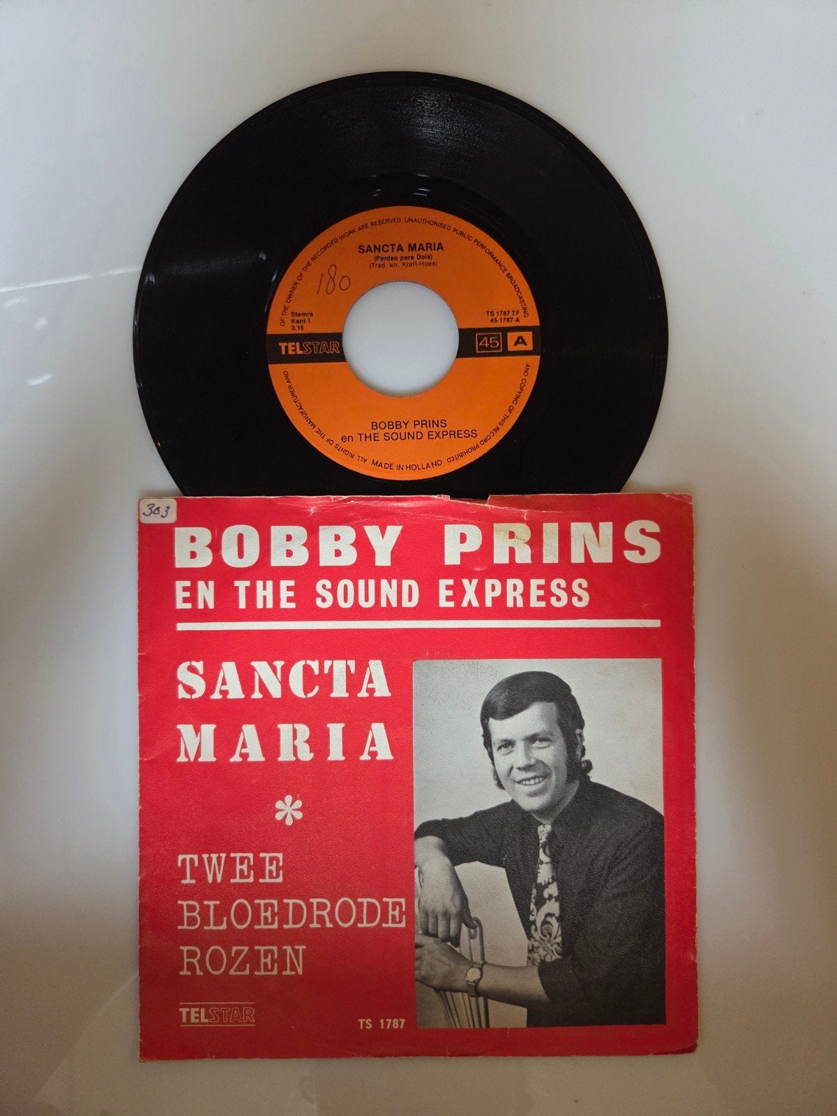 Bobby Prins - Sancta Maria, Ophalen of Verzenden, Gebruikt, 7 inch, Nederlandstalig