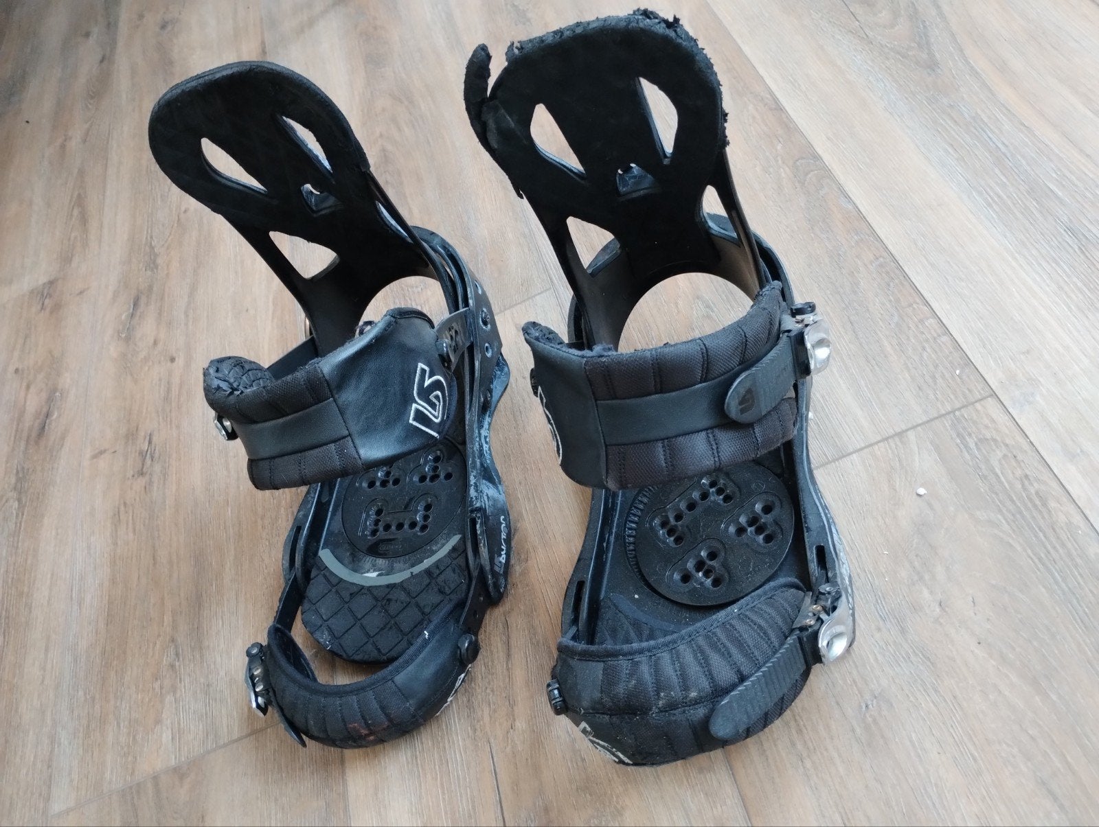 Burton snowboard bindingen maat L - Gebruikt, Ophalen, Gebruikt, Bindingen